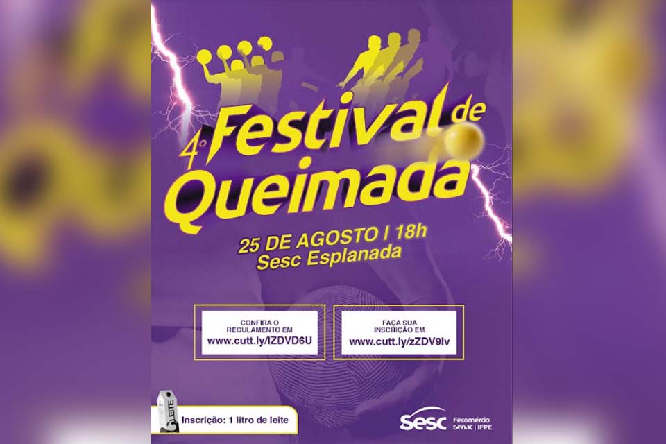 Sesc Rondônia abre inscrições para IV Festival de Queimadas em Porto